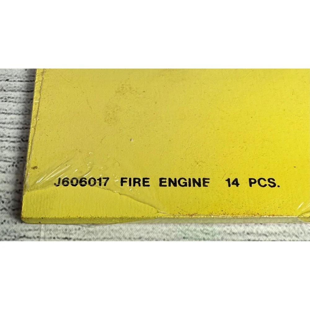 Vintage‎ Judy Instructo Wood Puzzle 1980 Fire Engine